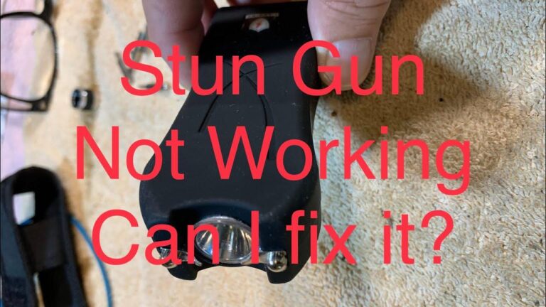 Why Your Stun Gun Isn’t Activating When Pressed: Troubleshooting Tips