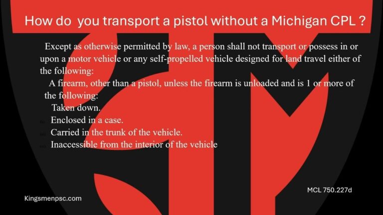 Understanding Michigan’s CPL Rules and Stun Gun Restrictions