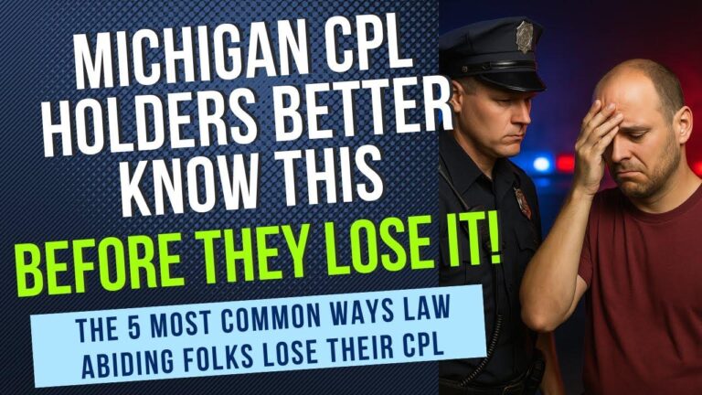 Understanding Michigan’s CPL Rules and Stun Gun Limits